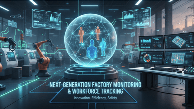 Next-Generation Indoor Factory Monitoring and Workforce Tracking
