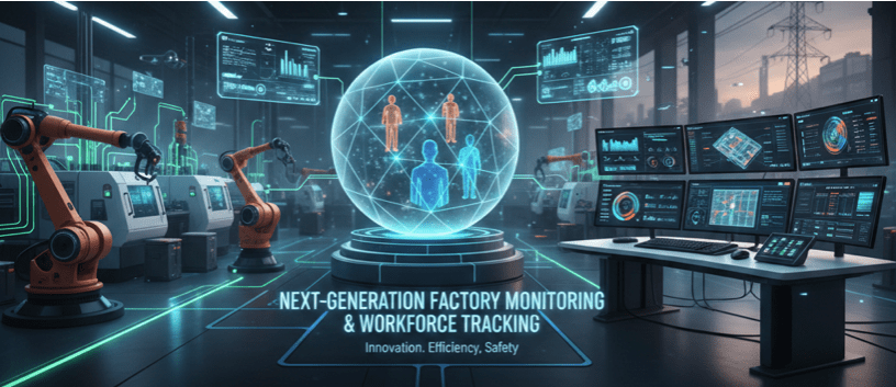 Next-Generation Indoor Factory Monitoring and Workforce Tracking